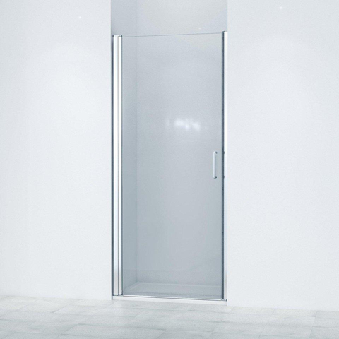 FugaFlow Efficiente Vetro Porte battante 90x200cm profilé chrome et verre de sécurité SW1123523