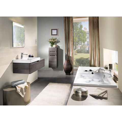 Villeroy & Boch Subway 2.0 meubelwastafel - 60x47cm - 1 kraangat - met overloop - White Alpine (glans wit) 1024106