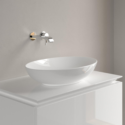 Villeroy & Boch Loop & friends vasque à poser - 56x38cm - avec trop-plein Ceramic+ blanc SW644132