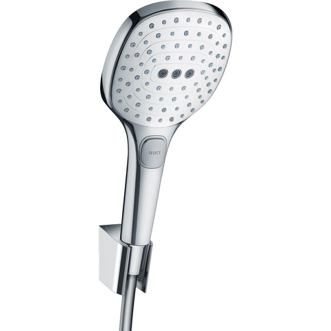 Hansgrohe Raindance Select E Badset - 120 - 3jet - met doucheslang - 160 cm - hoogglans chroom 0605446