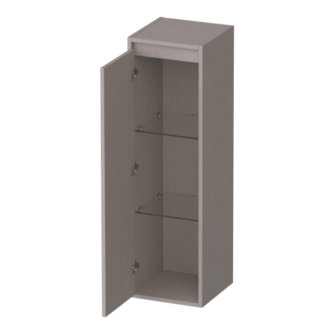 BRAUER Adore badkamerkast - 120x35x35cm - met 1 deur greeploos linksdraaiend Timber Greige SW1198192