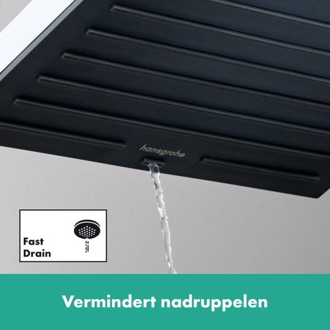 Hansgrohe Pulsify e Hoofddouche 260 - 2jet - ecosmart + - met wandaansluiting - chroom SW918140