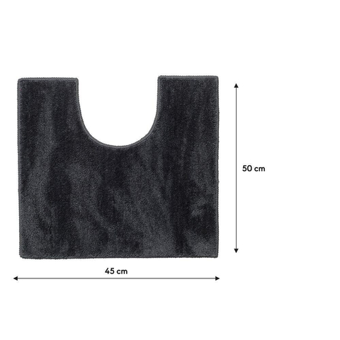 Sealskin Doux Tapis de toilette 45x50 cm Polyester Gris foncé SW699510