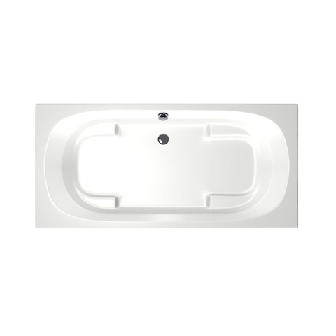 Xenz Kanaga Baignoire duo - 190x90x53 - évacuation centrale - acrylique - blanc SW103330