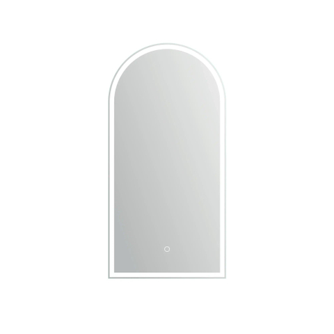 Arcqua Cove spiegel - 40x80cm - met led verlichting - met verwarming SW1601596