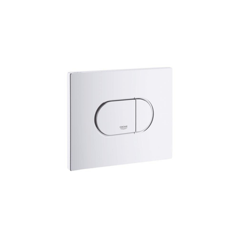 Grohe Arena Cosmopolitan Bedieningsplaat - voor closet - horizontaal - wit 0729245