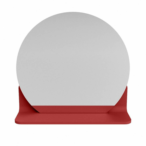 Mondiaz SPOT miroir – Ø 40 cm – avec tablette – Fire (rouge) SW1235522