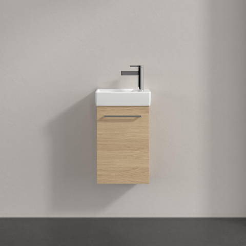 Villeroy & Boch Avento wastafelonderbouwkast - 1 deur - 34x51.4x20.2cm links - Nordic Oak (hout) SW448534