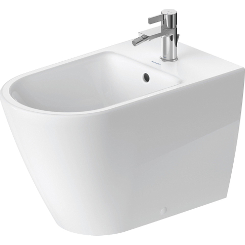 Duravit D-neo Staand bidet - 65x37x40cm - met overloop - wit SW640504