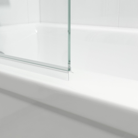 Marenza Neptune Badwand - 1 delig draaibaar - 80x150cm - 6mm veiligheidsglas - anti kalk - chroom SW238237