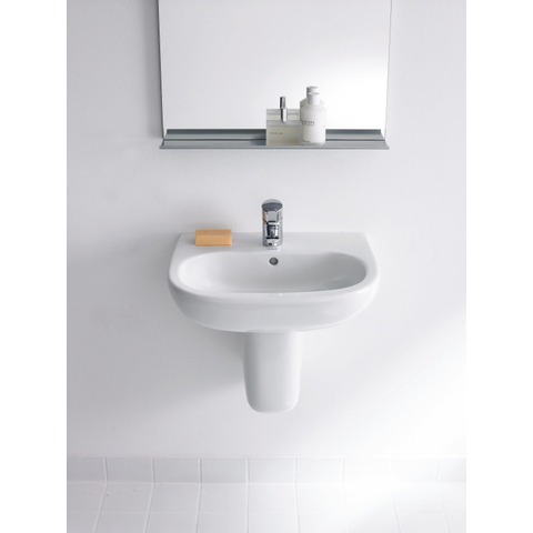 Duravit D-code Wastafel - 55x43cm - glans wit 0315103