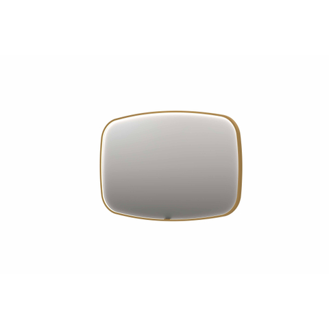 INK SP31 miroir – 120 x 80 cm – LED directe tout autour – chauffage de miroir – Or brossé SW1232792