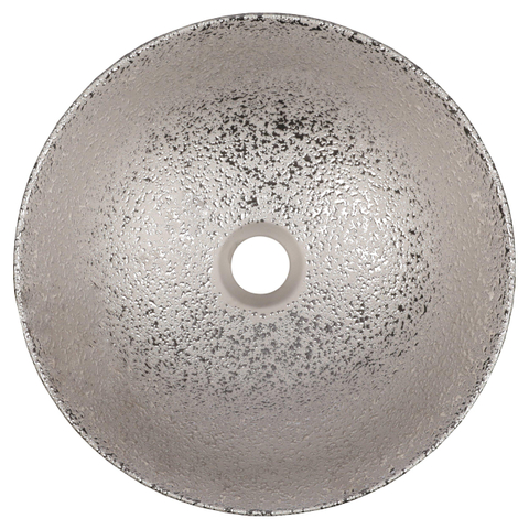 Differnz BRIGHT Vasque à poser - 36x14cm - émaillé - argent SW1236910