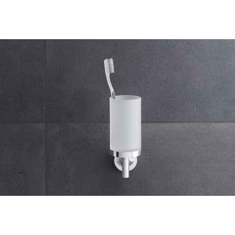 Duravit Starck T Tandenborstelhouder - matglas - hoogglans chroom SW297092