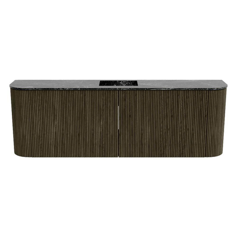 Mondiaz JOYA-DLUX 123.2cm toiletmeubel - ronding links en rechts kleur Shadow - Wastafel FAYE positie Midden Zonder kraangat kleur Lava. SW1422885