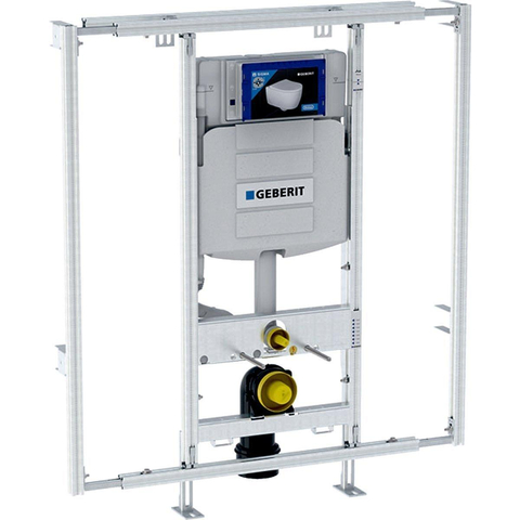 Geberit Gis Easy module - voor hang-wc - 120cm - met Sigma inbouwspoelreservoir - 12cm - breedte ve - wit 0700144