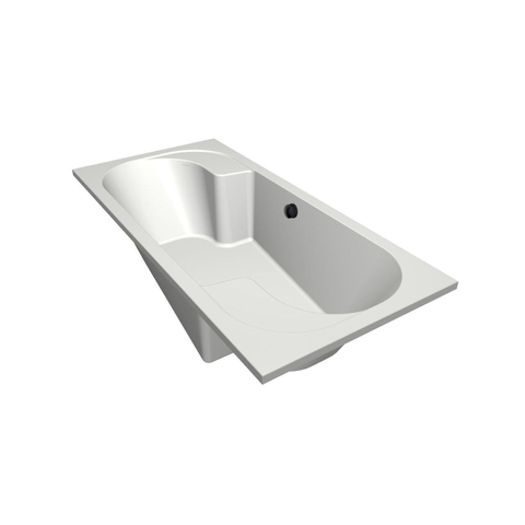 Xenz Parel Baignoire duo - 190x90x48 - bonde Centrale - acrylique - blanc SW378378