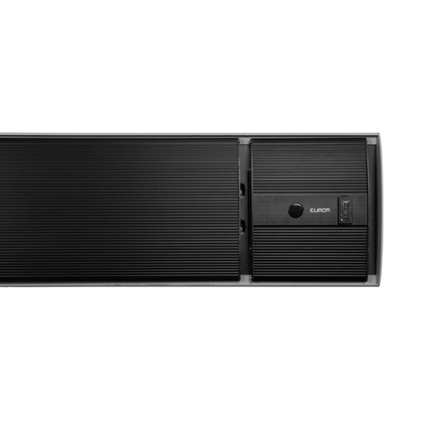 Eurom Chauffage de terrasse Outdoor Heatpanel 3200 watt mural/plafond avec télécommande noir SW539064