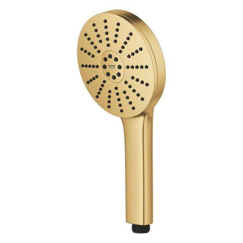 Grohe Vitalio Joy Handdoucheset - rond - 3 straalsoorten - silverflex doucheslang - 175cm - brushed cool sunrise (goud) SW1565496