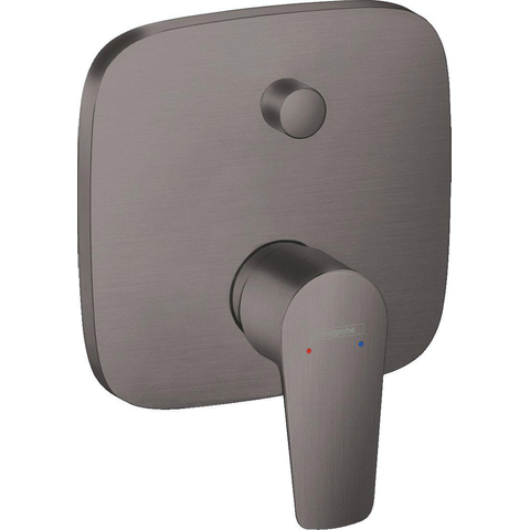 Hansgrohe Talis e Afbouwdeel - voor inbouw badkraan - met omstel - met zekerheidscombinatie - hoogglans zwart chroom SW358793