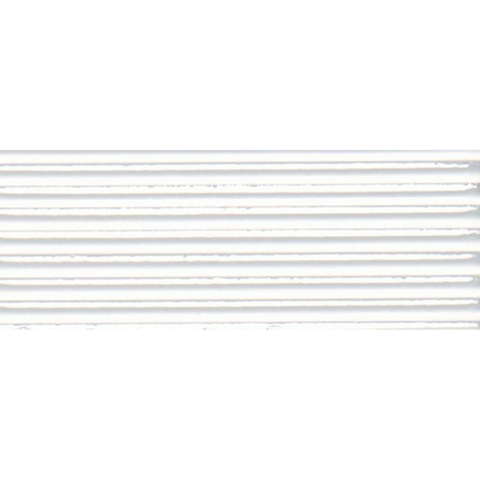 Ceralto Drapé Mural Decor-strip - 7.5x20cm - 12.5mm - Bianco SW669907