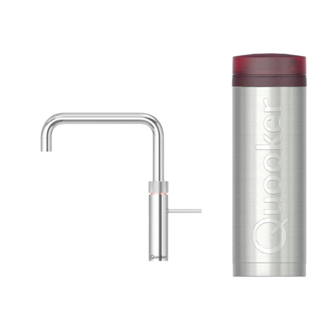 Quooker BE Fusion Square kokendwaterkraan - draaibare uitloop - PRO3 reservoir - Warm / kokend water - Chroom SW795625