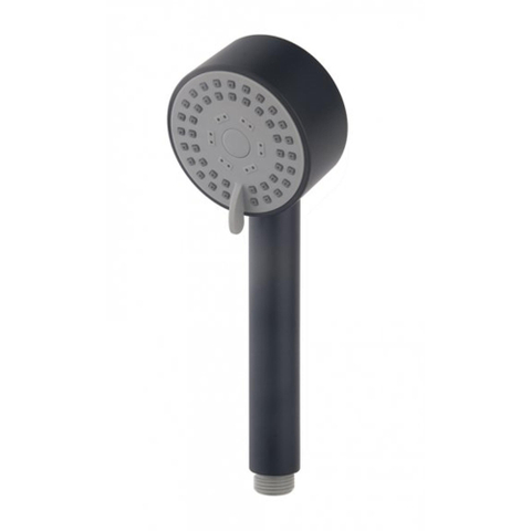 Wiesbaden Unimatch Cadans handdouche - 3 standen - diameter 8cm - mat zwart SW242757