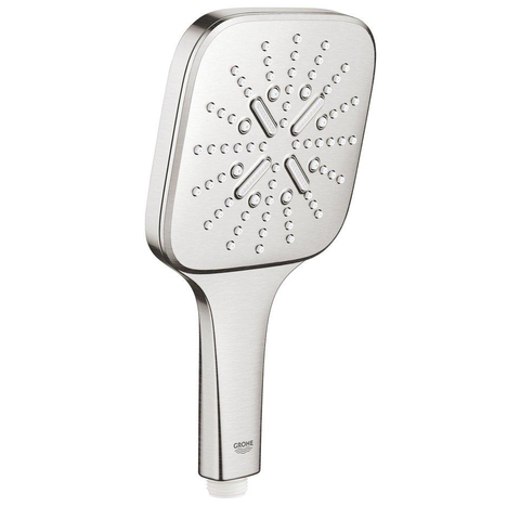 Grohe SmartControl Doucheset - inbouwthermostaat - inbouwbox - hoofddouche - handdouche - wandaansluitbocht - doucheslang - Brushed Supersteel (RVS) SW1208389