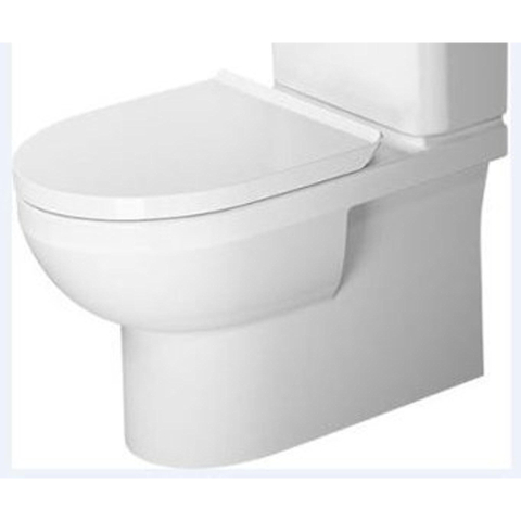Duravit Duravit no.1 No.1 Duoblokpot - zonder reservoir - 400x39x36.5cm - spoelrandloos - wit SW732436