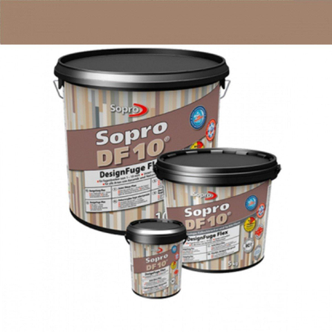Sopro Mortier à joint pour carrelage de sol et mural Sopro DF 10 Flexible marron n° 52 5kg Marron SW359674