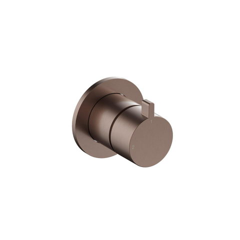 Hotbath Ace Afbouwdeel - 2-weg omstel - PVD - geborsteld koper SW1117643