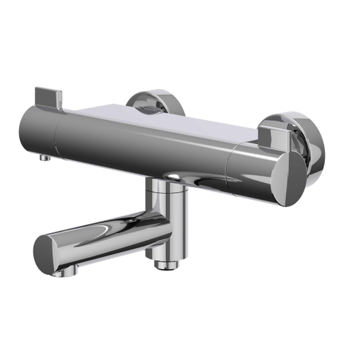 IVY Pact Mitigeur thermostatique de bain apparent - bec de baignoire pivotant - inverseur - Cooltouch - Chrome SW1031141