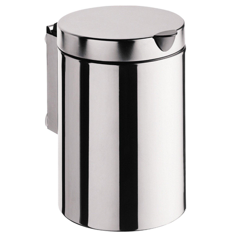 Emco System 2 afvalemmer rond edelstaal GA57246