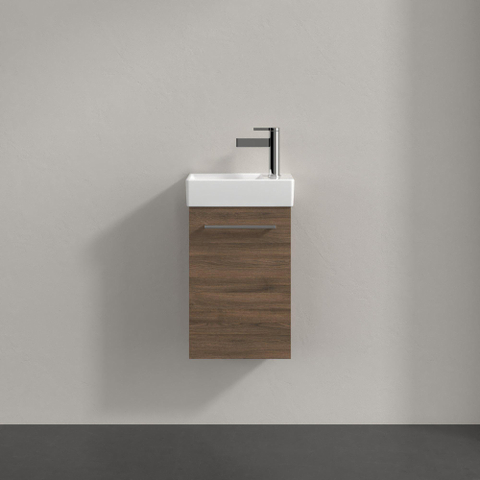 Villeroy & Boch Avento meuble bas pour lavabo - 1 porte 34x51,4x20,2cm - charnières à gauche chêne arizona SW448533