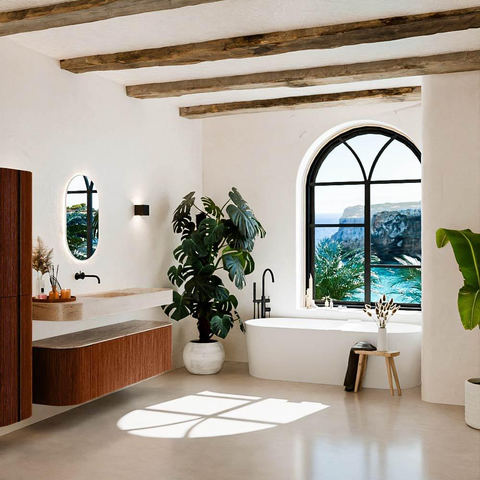 MONDIAZ THOR-DLUX 160cm meuble de salle de bains arrondi gauche + droite couleur Ruby avec 1 tiroir et 2 portes. Vasque suspendue CLOUD Milieu sans trou de robinet couleur Saba. SW1465351