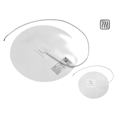 Sanicare Chauffage de miroir 30cm (élément) rond Autocollant et à raccorder directement au secteur SW794281
