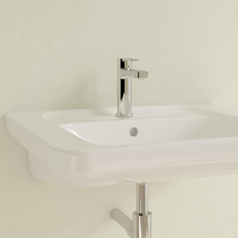 Villeroy & Boch ViCare lavabo - 65x55x19cm - avec trop-plein - CeramicPlus - blanc alpin SW654866