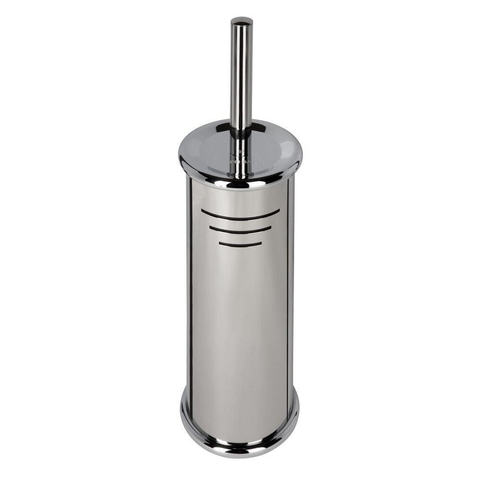 Geesa Hotel Brosse de toilette avec support autoportant Chrome (tête de brosse blanche) 0651783