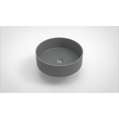 Arcqua Case waskom rond 40x40cm mat grijs SW767314