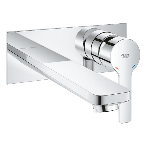 Grohe Lineare New Waterbesparend Afbouwdeel - voor inbouw wandkraan - L-Size - uitloop 20.7cm - chroom SW97545