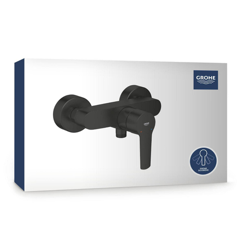 Grohe Start Douchekraan - zonder omstel - koppelingen - HOH=15cm - matte black (mat zwart) SW924741
