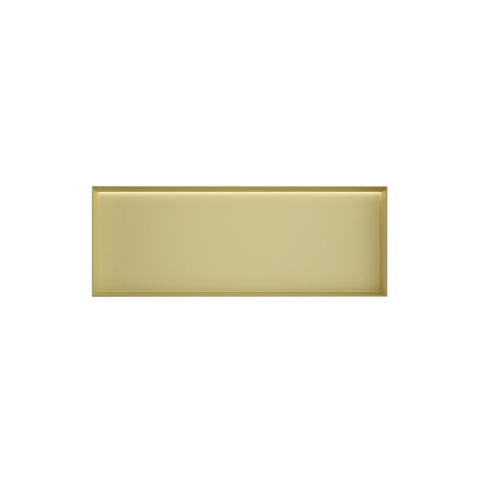 Hotbath &MORE Inbouwbox of inbouwnis - 30x80x10 - frameless + LED - PVD - geborsteld messing (goud) SW1246604