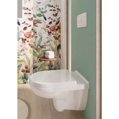 Villeroy & Boch O.novo closetzitting + deksel - softclose - quickrelease - White Alpine (glans wit) 0124182
