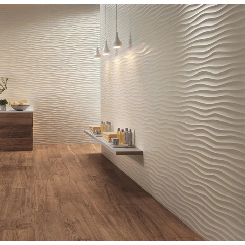 Ceralto Micello Mosaic Carrelage de sol et mural design - 80x40cm - 10mm - rectifié - Dune Sand (Taupe) SW1171131