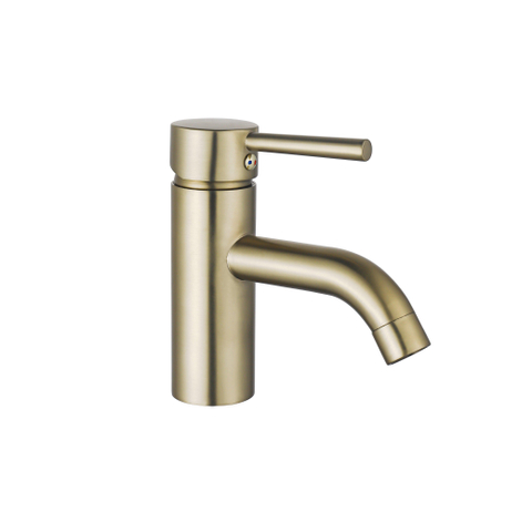 Fortifura Calvi Wastafelkraan - 14.8cm - opbouw - PVD - geborsteld messing (goud) SW720547