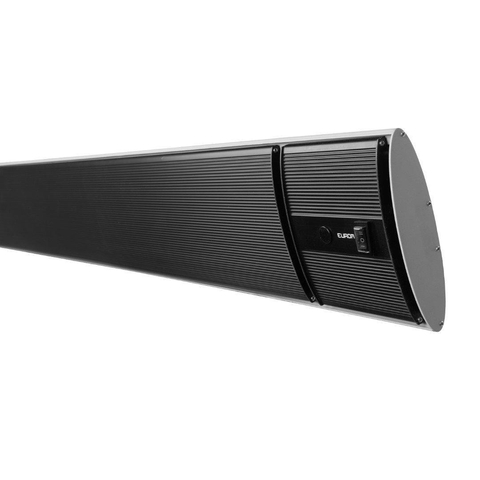 Eurom Chauffage de terrasse Outdoor Heatpanel 3200 watt mural/plafond avec télécommande noir SW539064