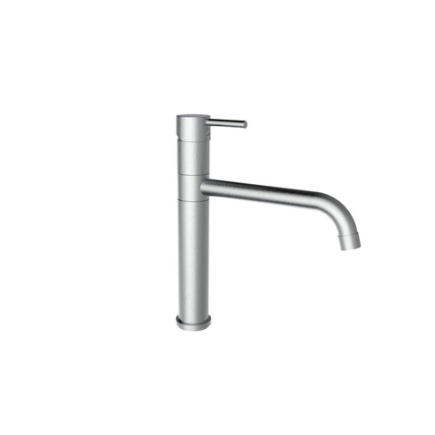 Plieger Napoli Robinet de cuisine 1 trou avec bec pivotant démarrage à froid acier inoxydable SW238022