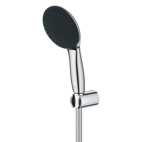 Grohe Vitalio QuickFix Handdoucheset - diameter 11cm - 2 straalsoort - 8.0/min - met houder - met slang - 175cm - chroom SW1028245