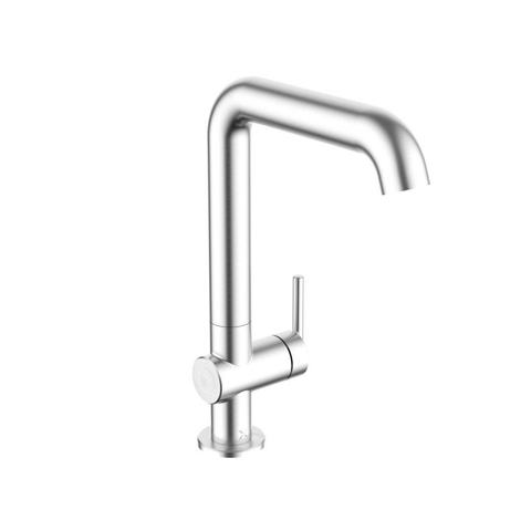 Crosswater 3ONE6 Lever Wastafel Mengkraan - verhoogd - RVS SW928045