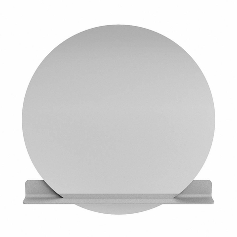 Mondiaz SPOT miroir – Ø 120 cm – avec tablette – Plata (bleu argenté) SW1235587
